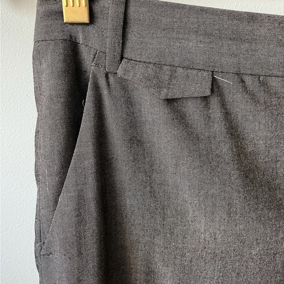 Zara grey zippered button hook tapered trousers size Small - Picture 2 of 12